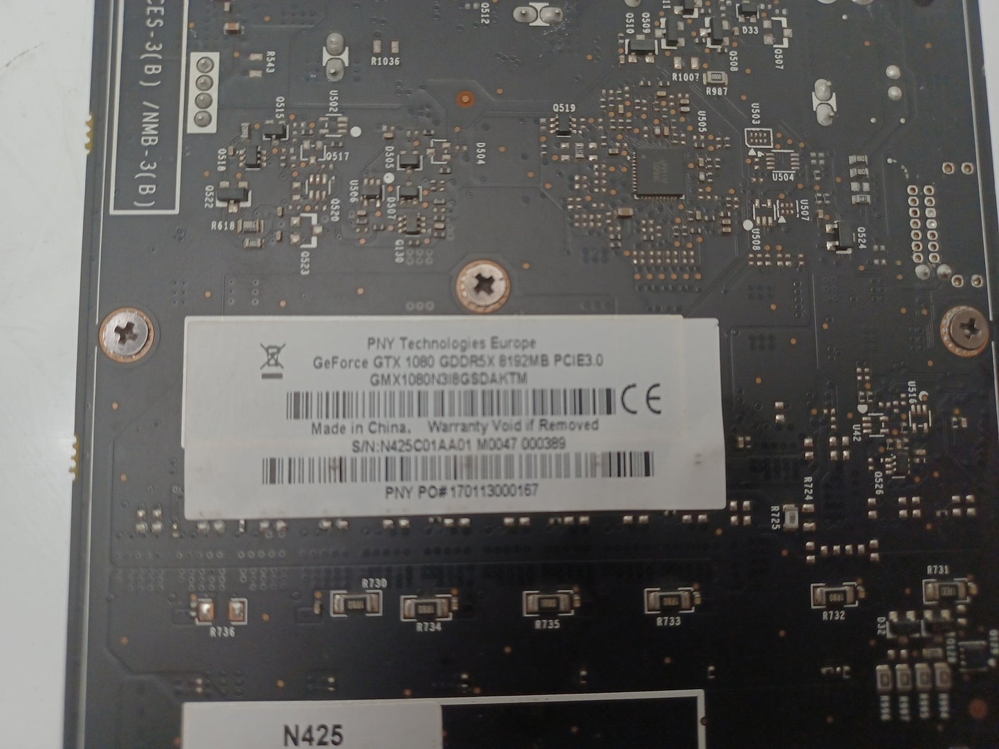 ASUS Nvidia GeForce GTX 1080 8GB DDR5 Video Graphics Card