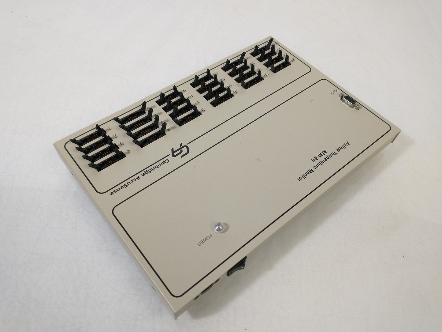 Cambridge AccuSense ATM-24 Airflow Temperature Monitor W/ 23x CAFS-220-5M Probes