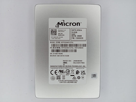 Micron 1300 MTFDDAK512TDL 512GB 2.5" Solid State Drive SSD