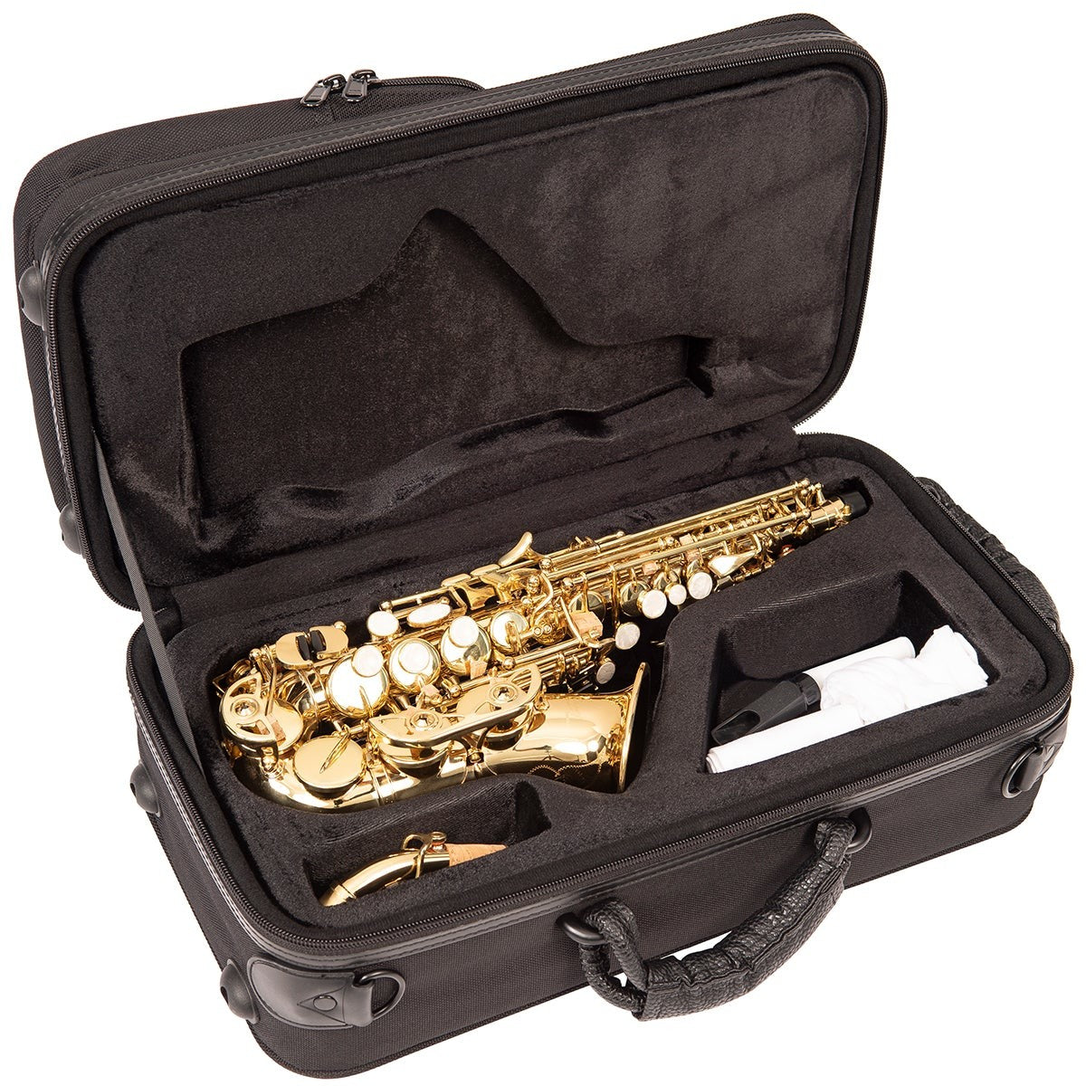 Odyssey Premiere Curved 'Bb' Soprano Saxophone Outfit - With Case