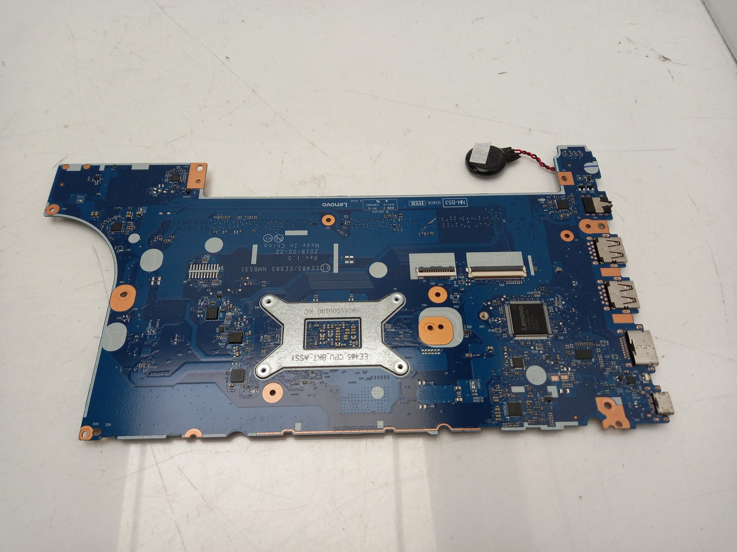 Lenovo E585 Laptop Motherboard With AMD Ryzen 7 2700U 2.20 GHz DDR4 01LW788