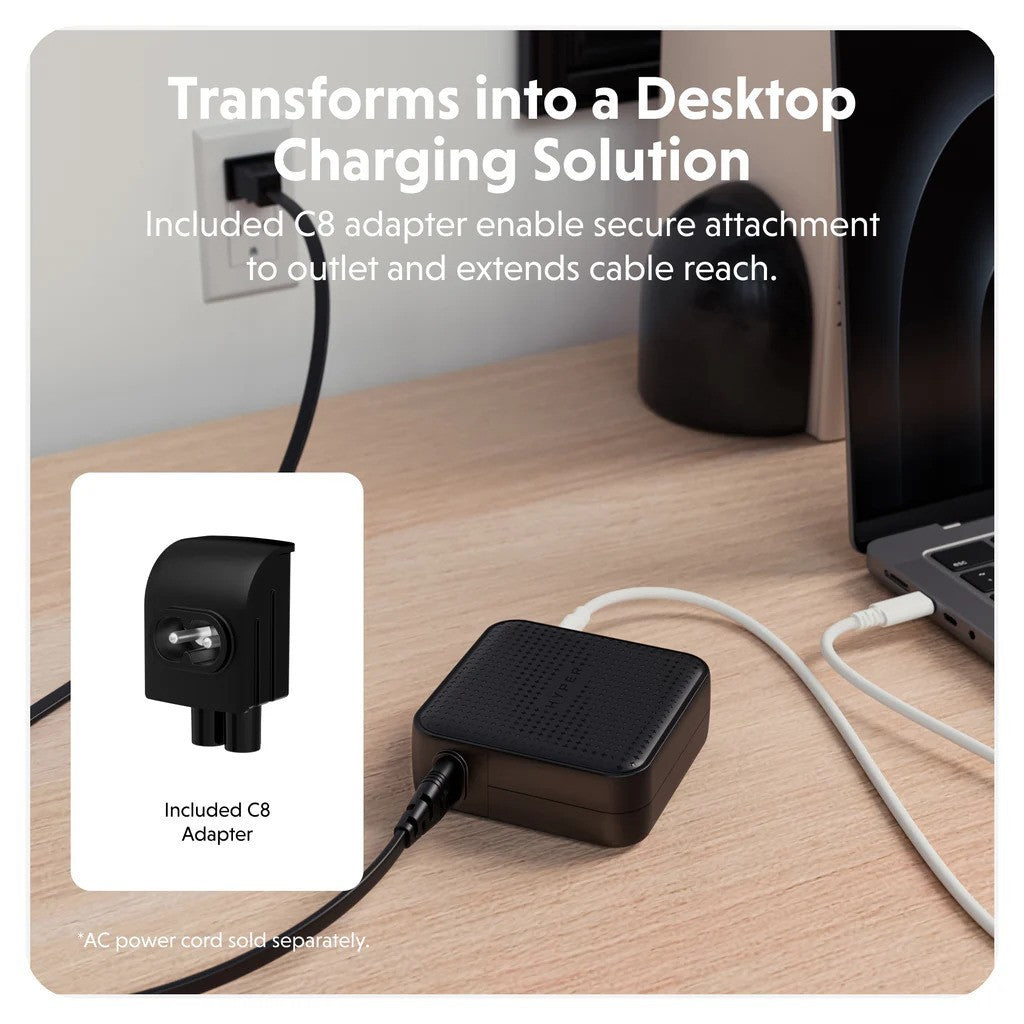 Targus HyperJuice 100W USB-C GaN Travel Charger Black HJ1002BKWWGL