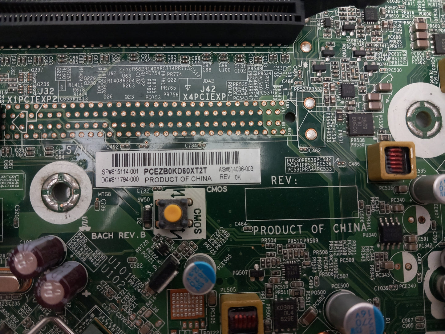 HP Compaq 8200 Pro Socket LGA1155 DDR3 Motherboard 614036-003 615114-001