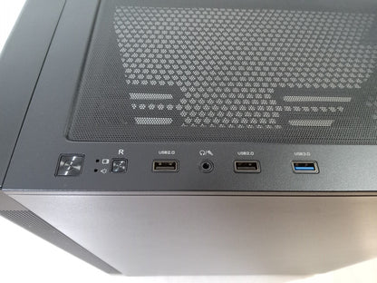 VIDA Zephyr V2 Black MicroATX MT Windowed USB 3.0 Desktop PC Computer Case