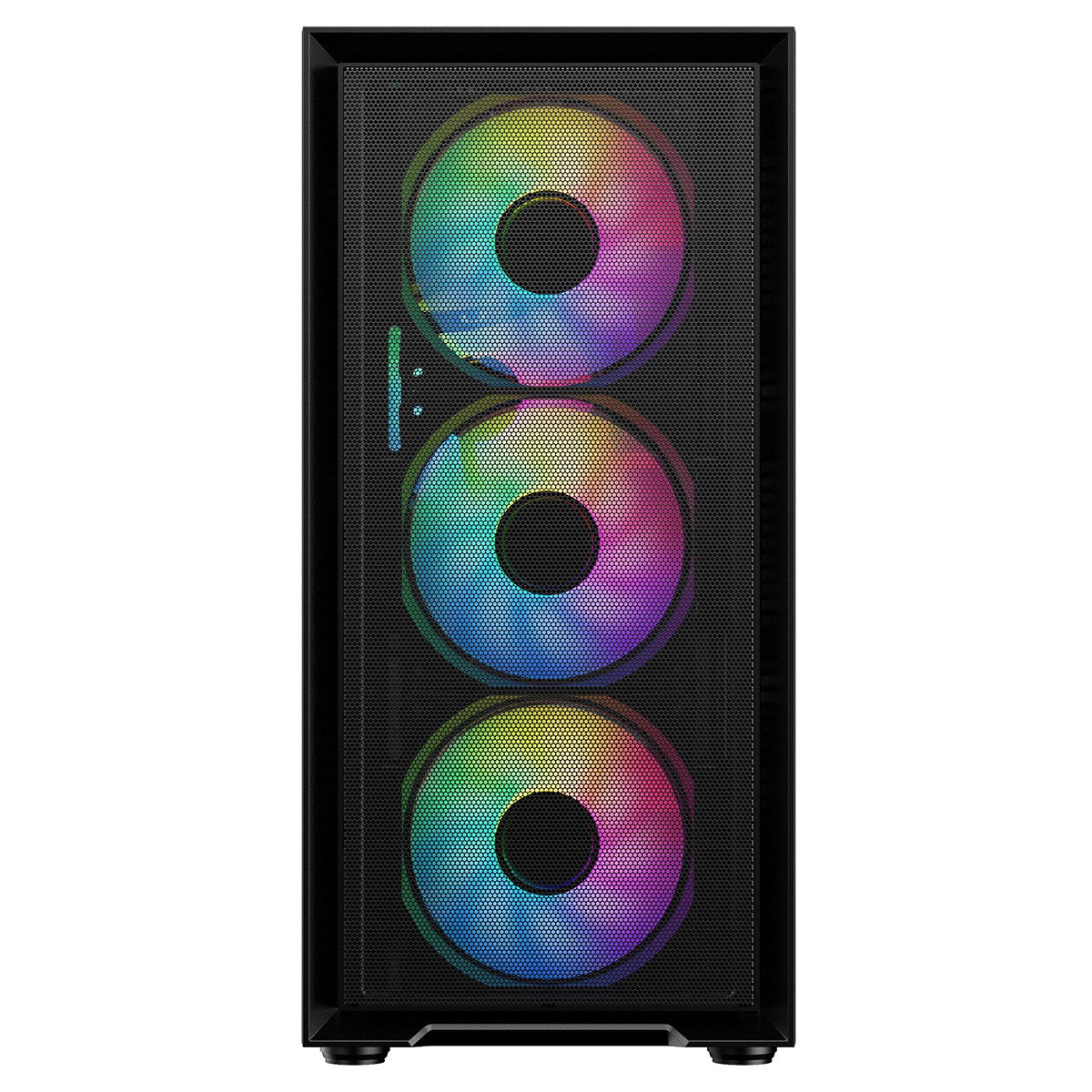 CiT Luna Airflow Micro-ATX Black PC Gaming Case Mesh Front Panel ‎CIT-LUNA-BLK