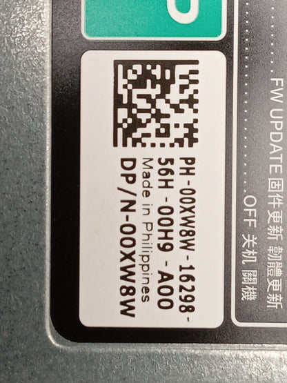 Dell PowerEdge R730 T630 750W Power Supply Unit 00XW8W 0XW8W