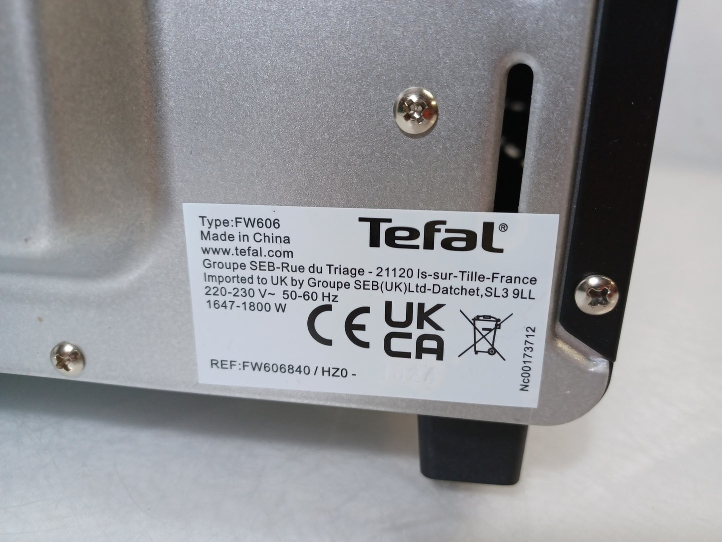 Tefal FW606 20L Multifunctional Easy Fry Air Fryer Oven