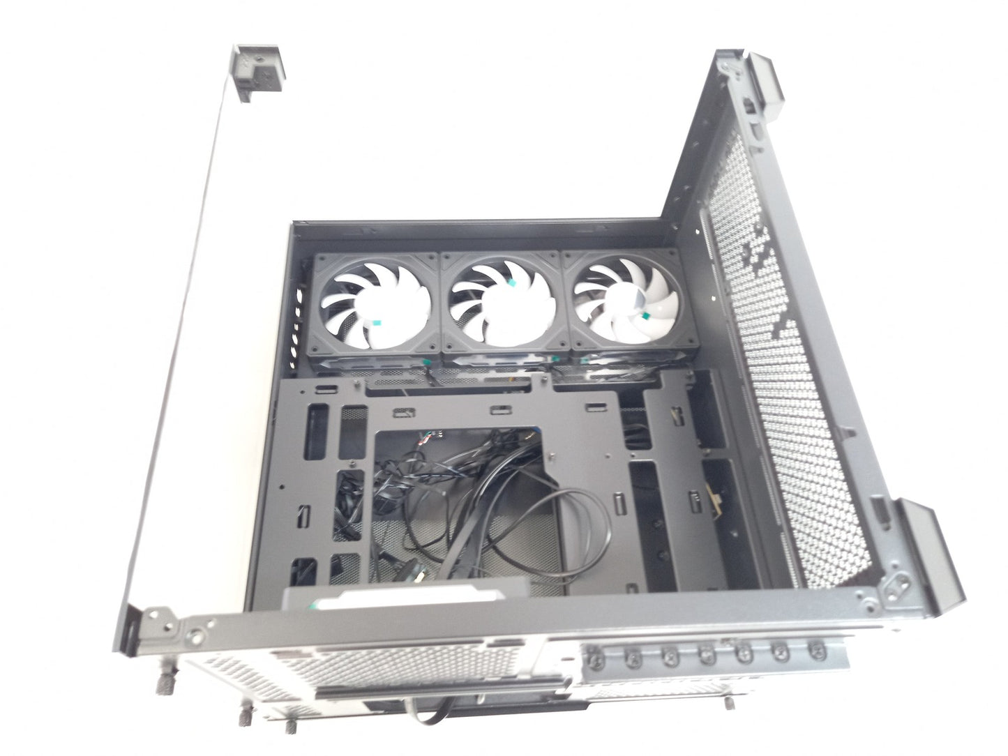 Vida Visio Mid Tower ATX Tempered Glass Windowed Gaming Desktop Case - No I/O