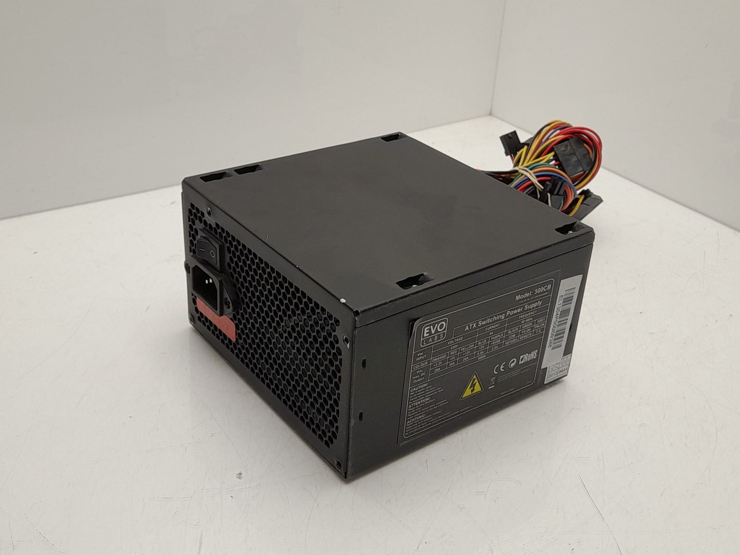 EVO Labs 500W ATX Desktop Power Supply Unit 500CB