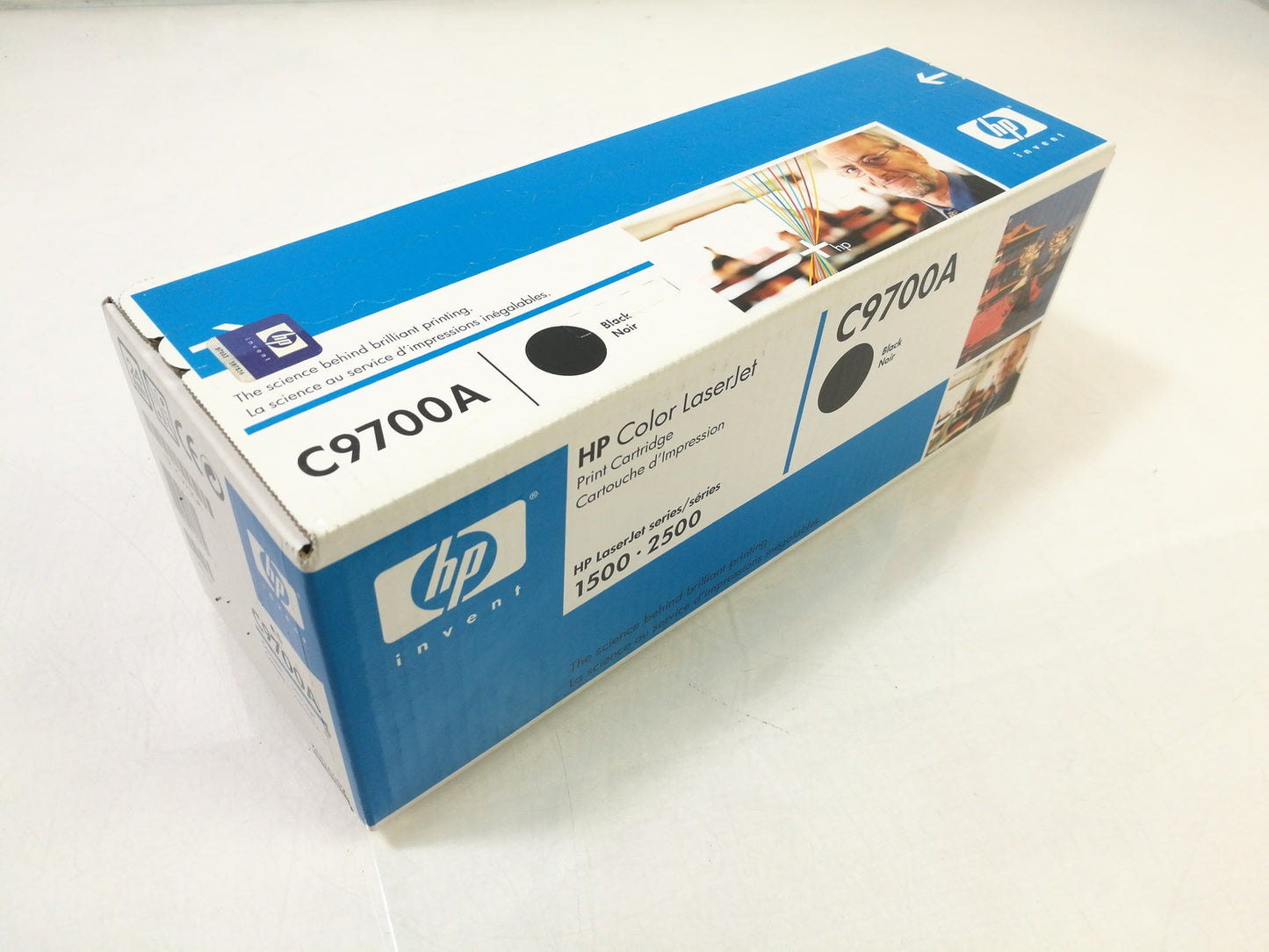 Genuine HP C9700A Black Toner Print Cartridge for LaserJet 1500 2500