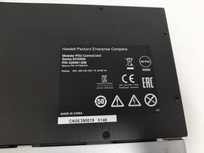 HP 228481-008 4 Port Modular PDU Control Unit EO4505I