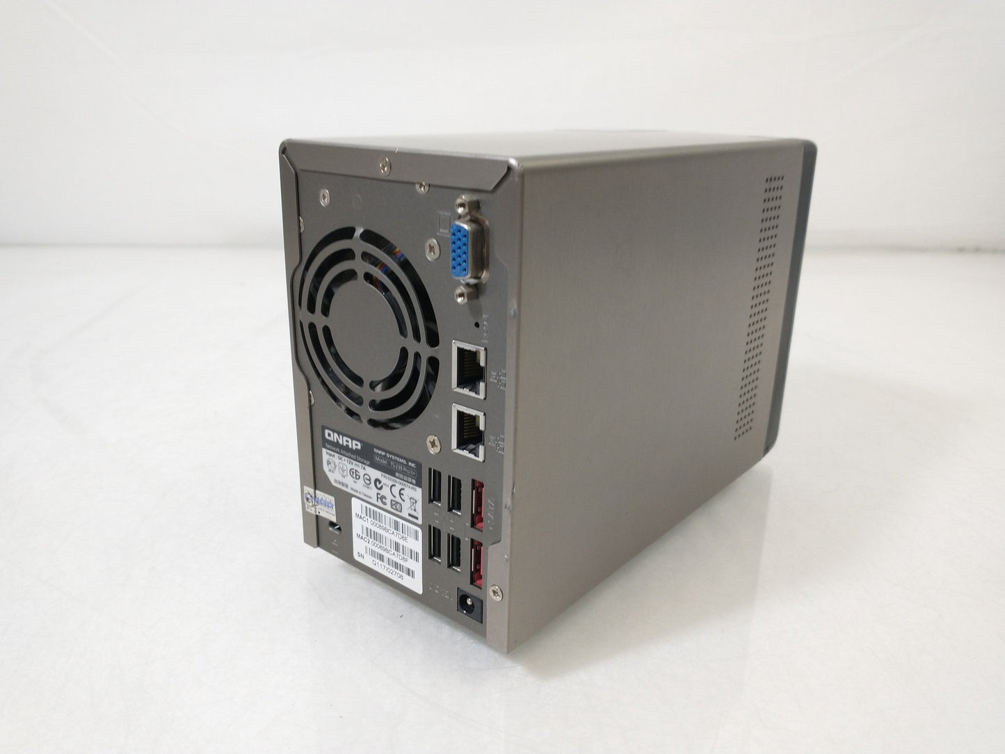 Qnap TS-239 Pro II+ 2 Bay Network Attached Storage 2TB (2x 1TB)- No Power Supply