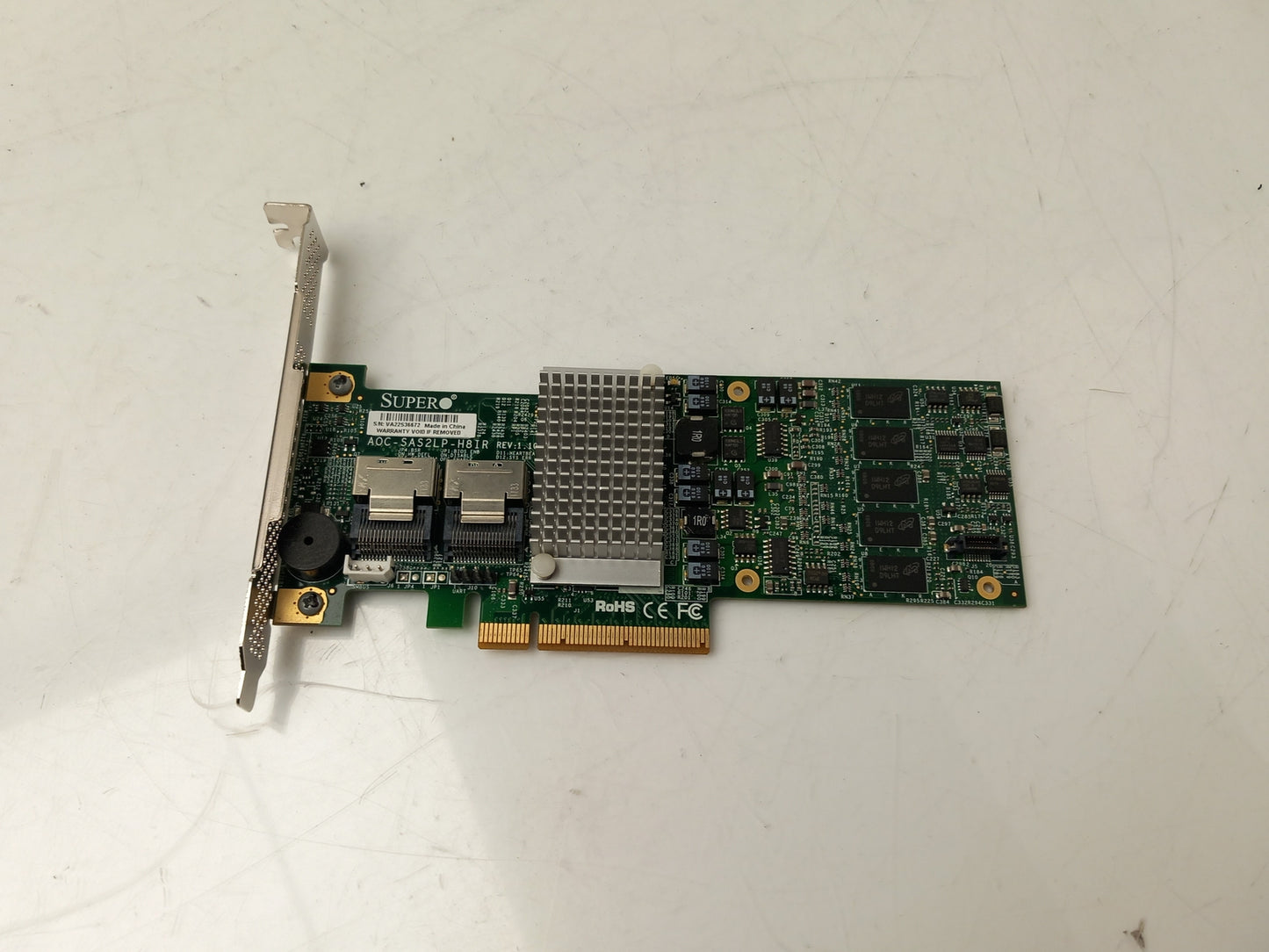 SuperMicro 6Gb/s SAS PCIe x8 RAID Controller Card AOC-SAS2LP-H8IR