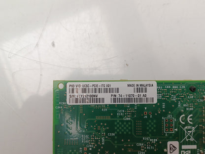 Cisco X540-T2 10GB Dual Port Low Profile RJ-45 PCIe Network Card 74-11070-01