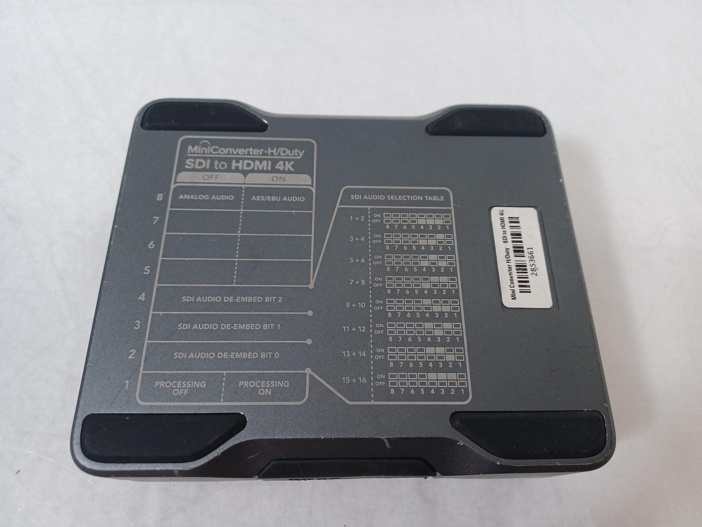 Blackmagic Mini Converter Heavy Duty SDI to HDMI 4K - With Power Supply