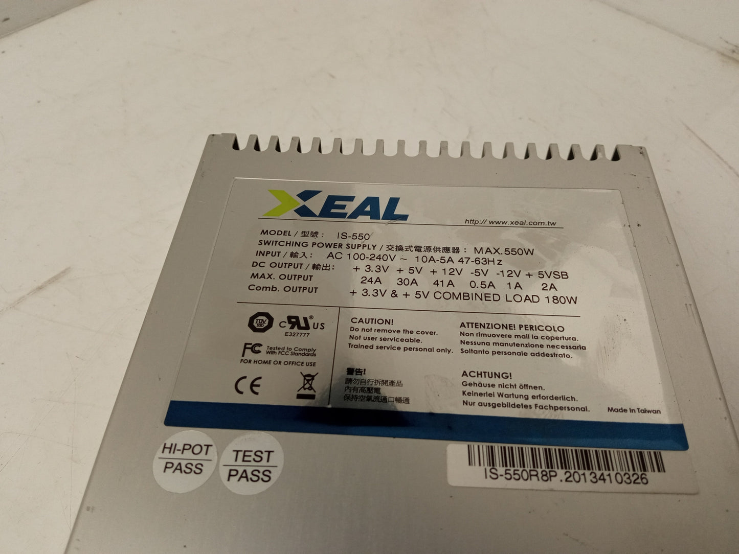 Xeal IS-550 550W Server Power Supply Unit