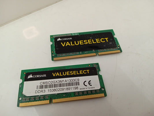 Corsair Value Select 4GB (2x2GB) 1333 MHz DDR3-1333 PC3-10600U CMSO2GX3M1A1333C9