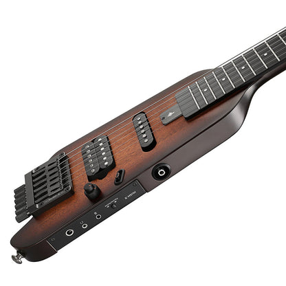 Donner HUSH-X Headless Electric Travel Guitar ~ Sunburst