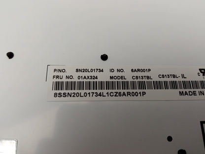 New Lenovo Thinkpad T440 Hebrew QWERTY Backlit Keyboard 01AX324