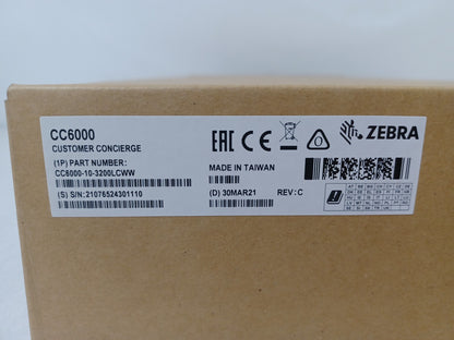 Zebra CC600 Customer Concierge 10" Tablet-Style Kiosk CC6000-10-3200LCWW
