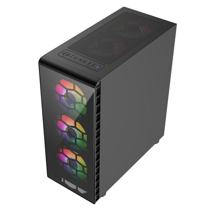 CiT Raider Mid-Tower Black ATX PC Gaming Case ‎CIT-RAIDER RGB