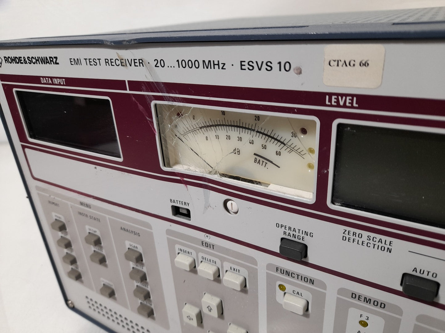 Rohde & Schwarz ESVS 10 EMI Test Receiver 20 - 1000 MHz 1011.2006.10
