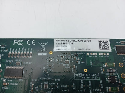 Active Silicon FireBird CXP Frame Grabber Card AS-FBD-4XCXP6-2PE8 - No Heatsink