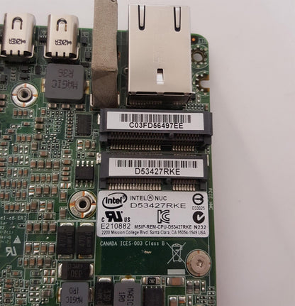 Intel NUC i5-3427U DDR3L UCFF Motherboard D53427RKE G87790-405
