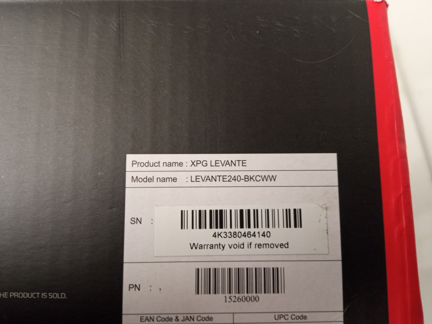 XPG Levante 240 AiO Adjustable Socket CPU Water Cooling Unit LEVANTE240-BKCWW