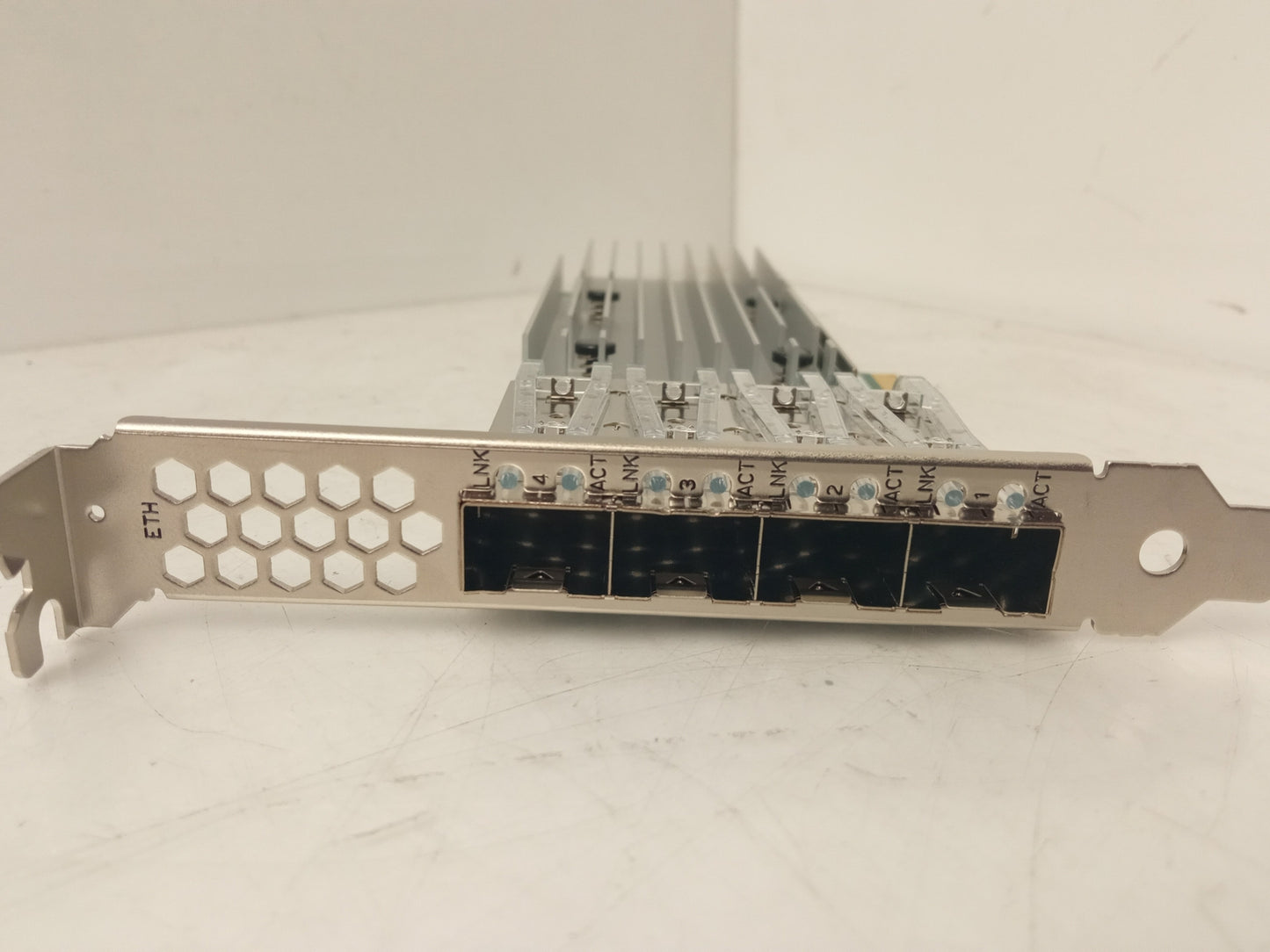 HPE 10Gbe 4 Port 10GB SFP+ PCIe Card P10092-001 with Low Profile Bracket