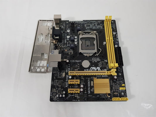 ASUS H81M-P Plus Socket LGA1150 DDR3 MicroATX Motherboard with I/O Shield
