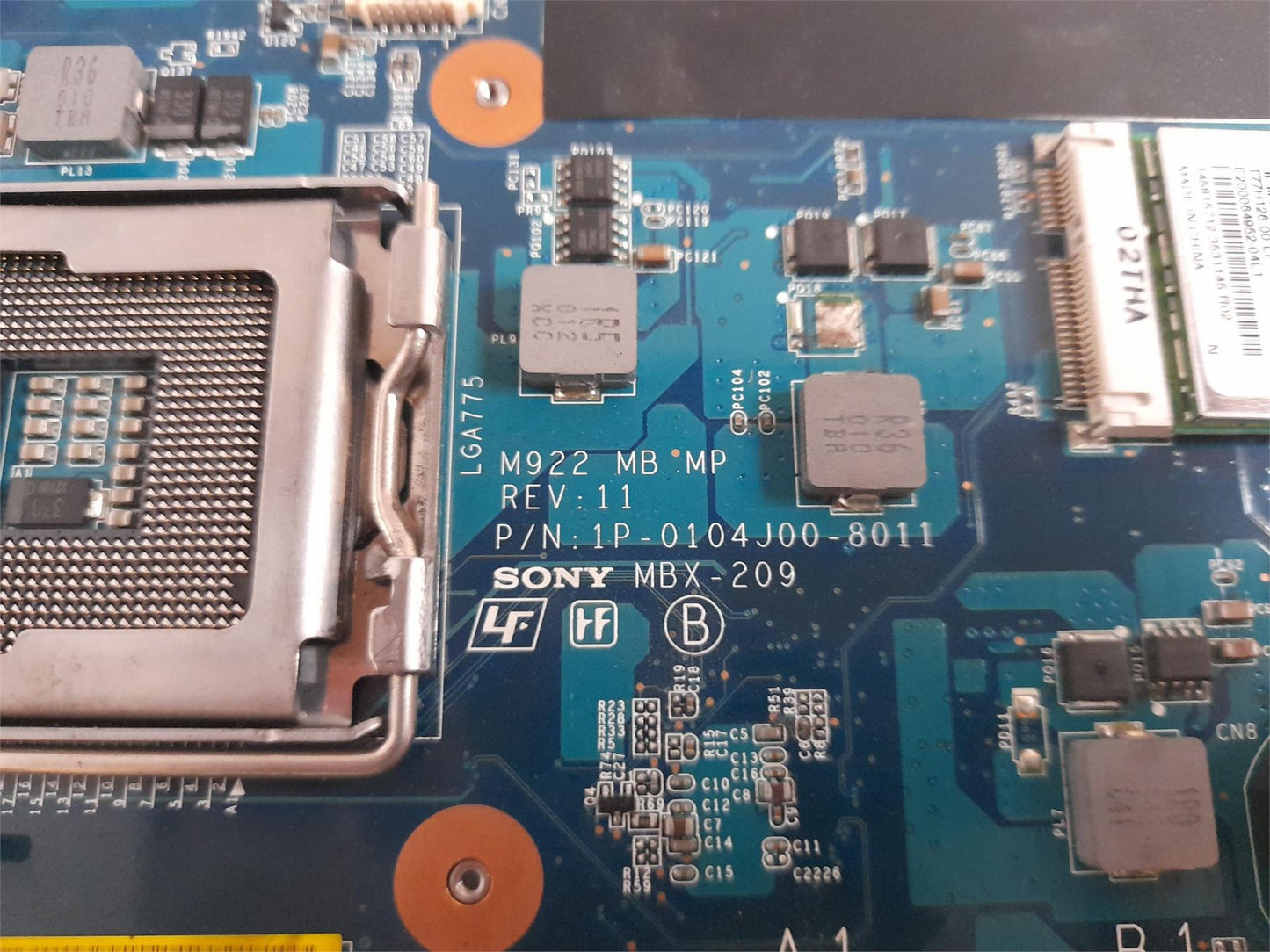 Sony PCV-A1112M M922 LGA775 DDR2 Motherboard 1P-0104J00-8011