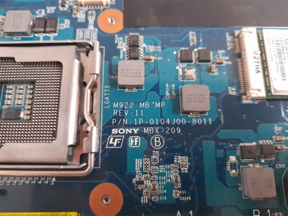 Sony PCV-A1112M M922 LGA775 DDR2 Motherboard 1P-0104J00-8011