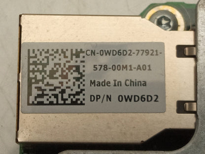 Dell PowerEdge R320 R420 R520 T320 iDRAC7 Remote Access Card 0WD6D2 WD6D2