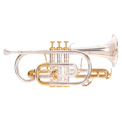 Odyssey Premiere 'Eb' Soprano Cornet Outfit ~ Silver Plated - With Case