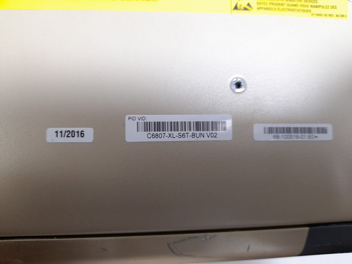 Cisco C6807-XL-S6T-Bun V02 7-Slot Chassis With C6807-XL-Fan