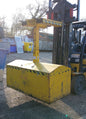 2 Tonne Fork Mounted Fork Lift Skip Compactor Yellow