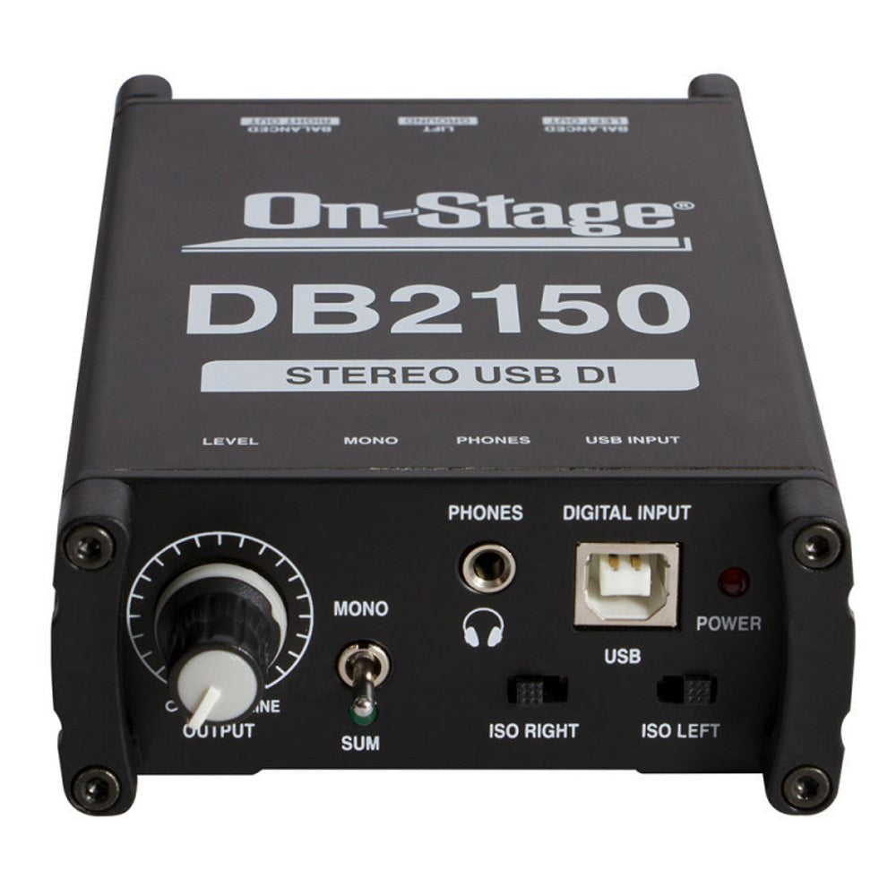 On-Stage DB2150 Stereo USB DI Box