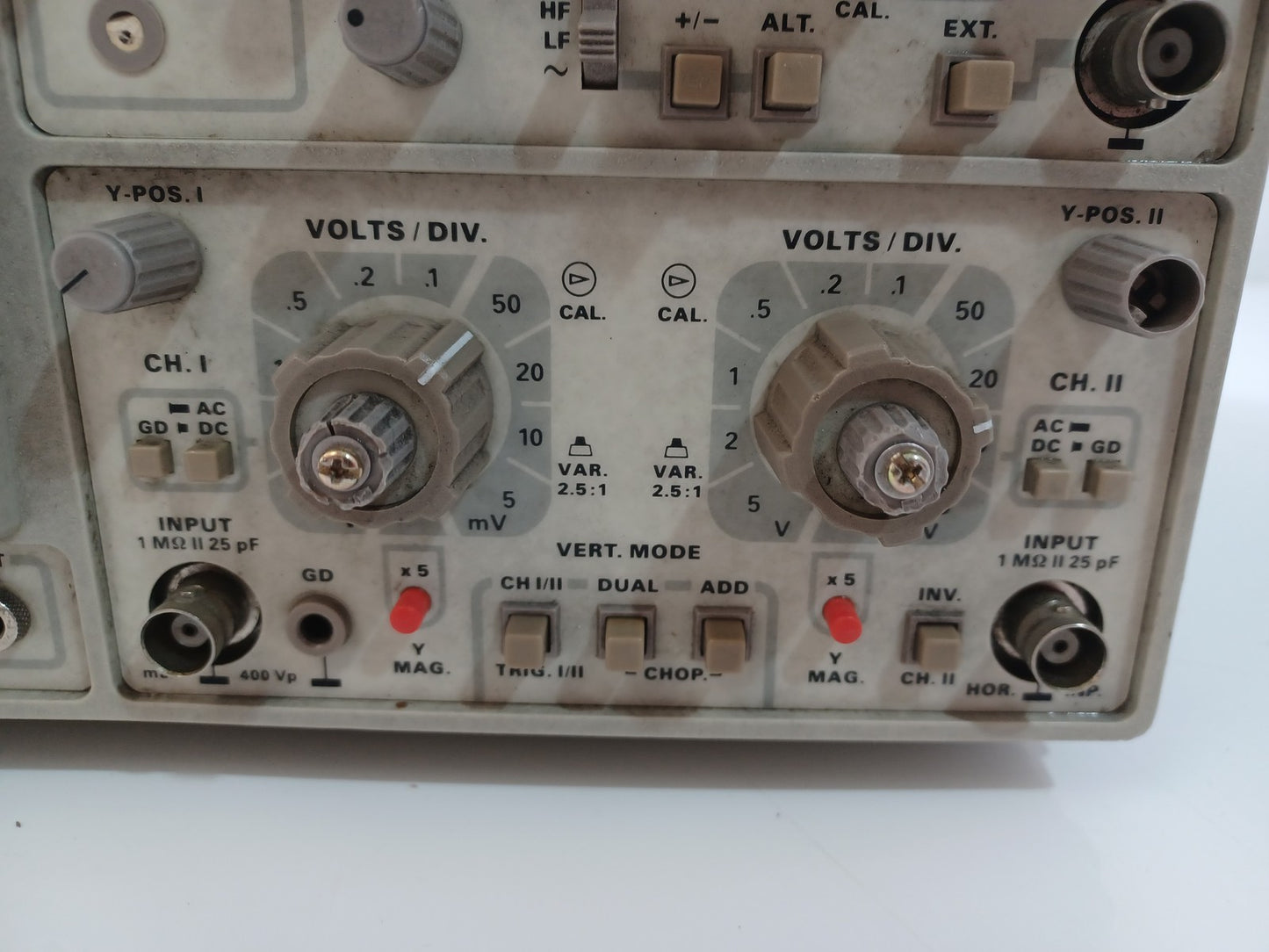 HAMEG HM203-7 20Mhz 2 Channel Analogue Oscilloscope - Spares/Repairs