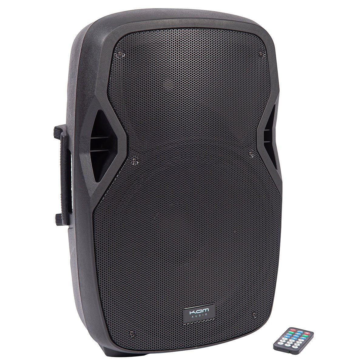 KAM RZ15A V3 15" 1200w Active DJ PA Speaker - With Stand & Remote