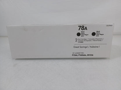 Genuine HP 78A Black Toner Cartridge CE278AD LaserJet Pro M1536/P1566/P1606dn