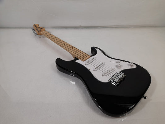 Antiquity AQ-PB Black Three-Quarter Size Guitar