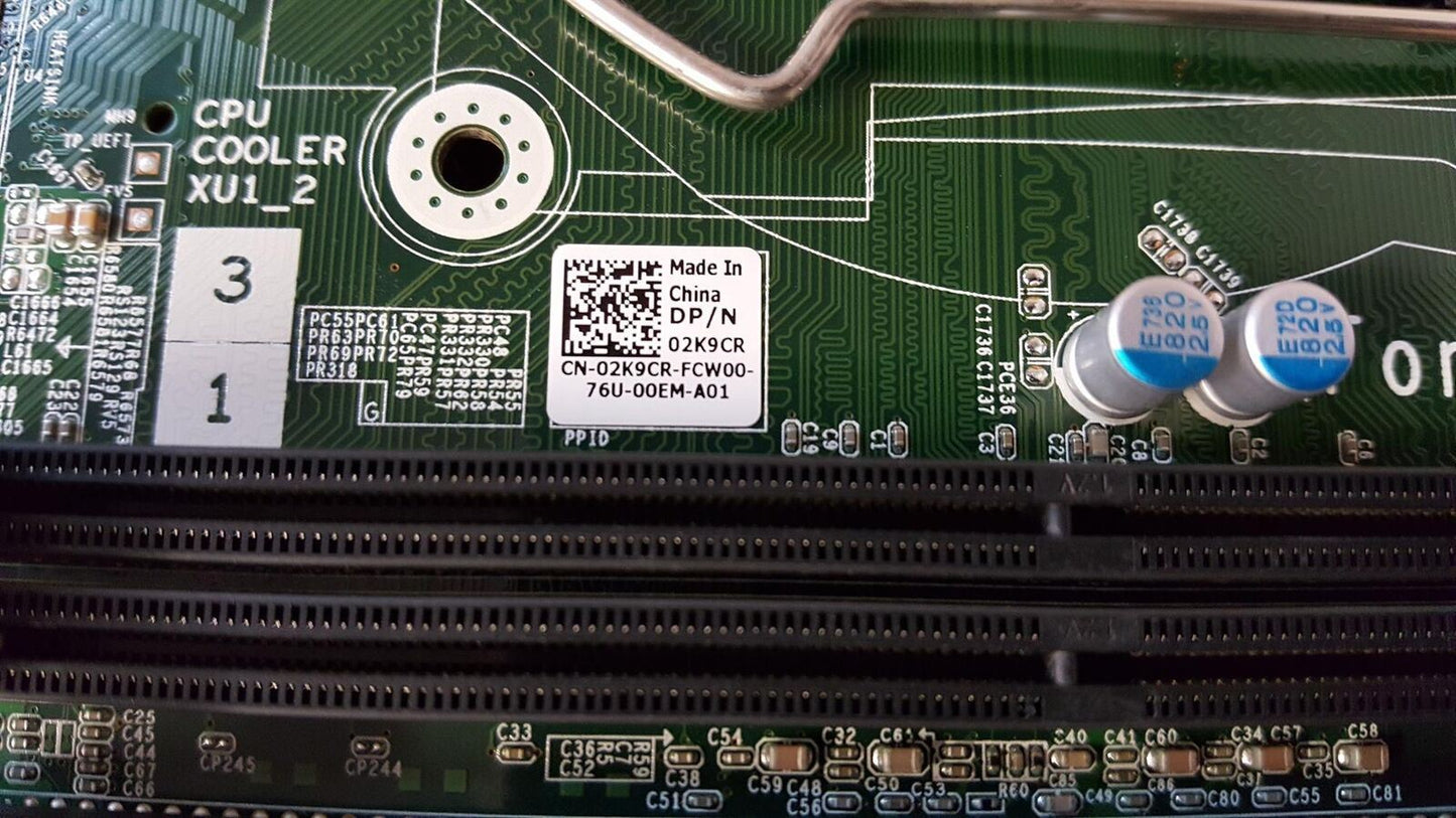 Dell Precision T3420 SFF Socket LGA1151 DDR4 PCI-E Motherboard 02K9CR 2K9CR