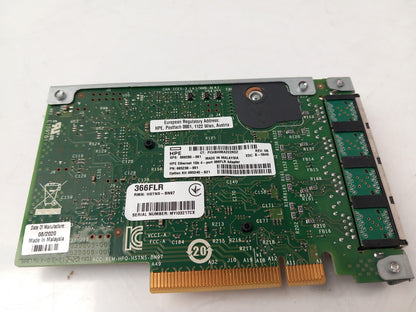 HPE 366FLR 1Gbe Ethernet Quad Port Network Card 669280-001 665238-001