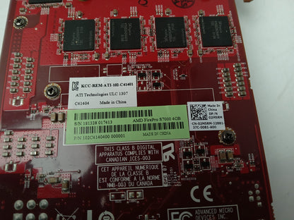 Dell AMD S7000 4GB GDDR5 PCIe Passive Cooling Video Graphics Card 02M5RM 2M5RM