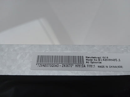 AU Optronics B140HAN05.6 14" Laptop Replacement LCD Display Panel