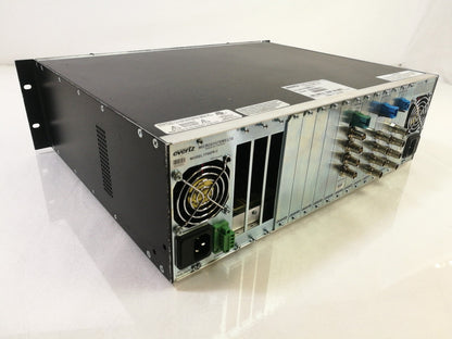 Evertz 7700FR-C Chassis W/ 2x Evertz 7700/7800 VistaLINK 7707MT-HD2 Fiber