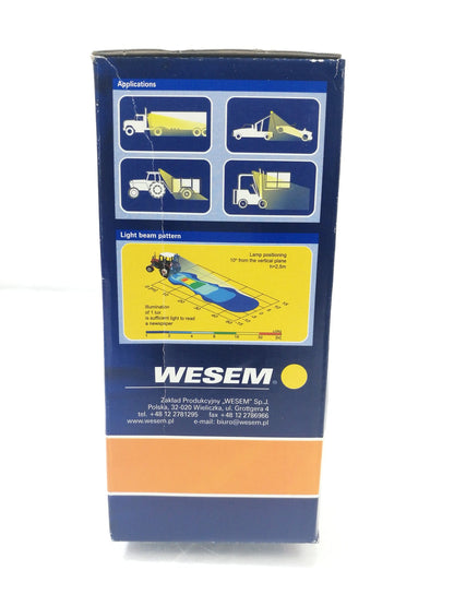 Wesem LOR2.09338.00 Work Lamp 12v Camper Truck Plant