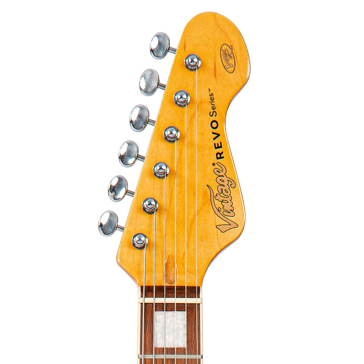 Vintage REVO Series 'Deluxe' Electric Guitar ~ Greenburst