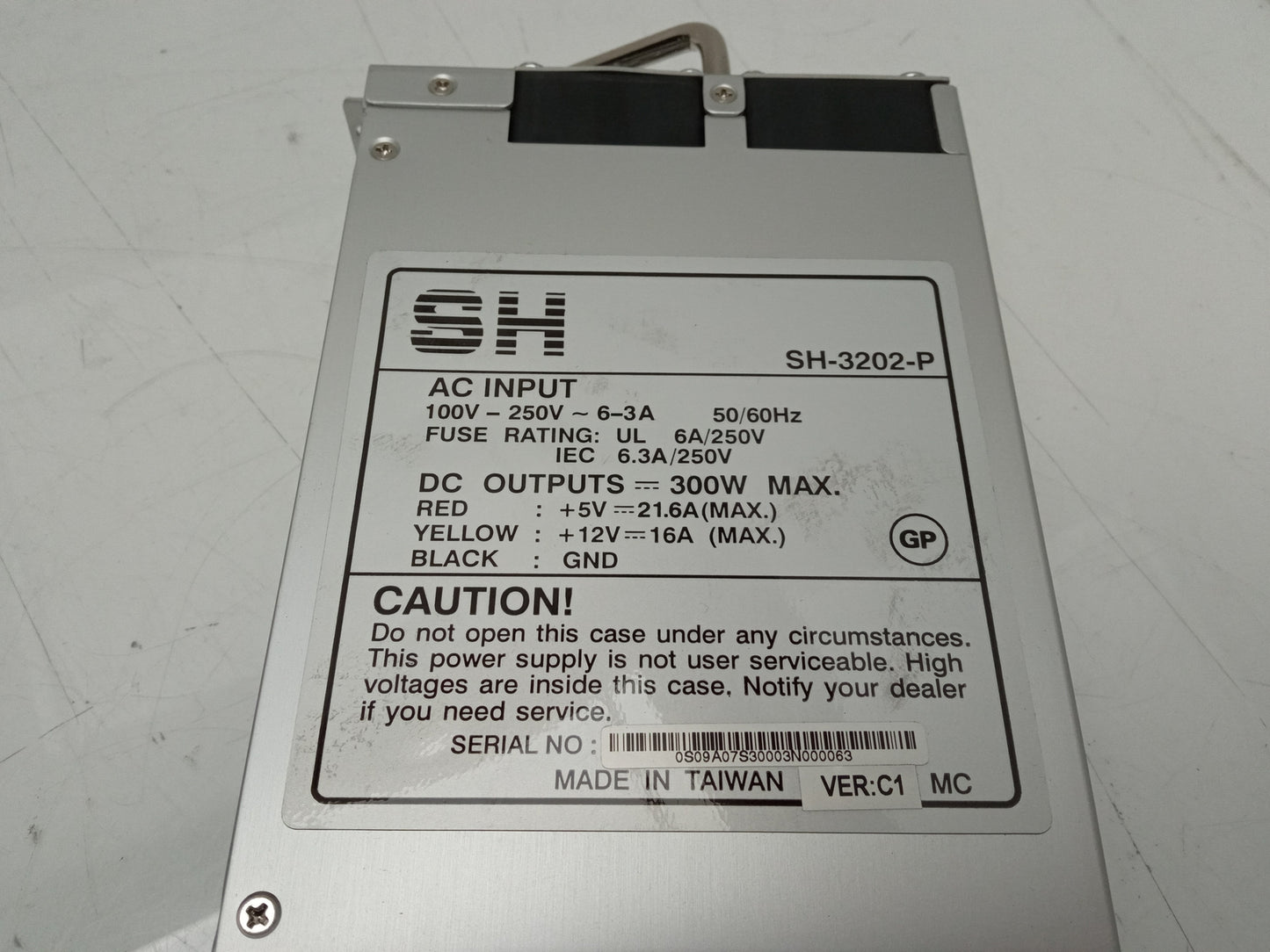 SH SH-3202-P 300W Hot Swap Server Power Supply Unit
